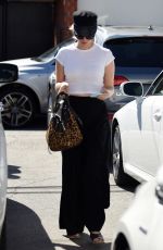 JANUARY JONES Arrives at a Salon in Los Angeles 10/19/2016