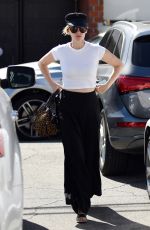 JANUARY JONES Arrives at a Salon in Los Angeles 10/19/2016