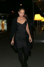 JASMINE SANDERS Night Out in Paris 10/04/2016