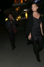 JASMINE SANDERS Night Out in Paris 10/04/2016