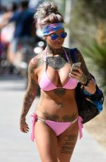JEMMA LUCY in Bikini at a Pool in Ibiza 09/27/2016