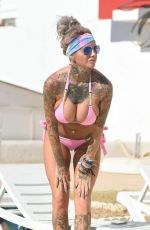 JEMMA LUCY in Bikini at a Pool in Ibiza 09/27/2016