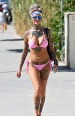 JEMMA LUCY in Bikini at a Pool in Ibiza 09/27/2016