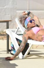 JEMMA LUCY in Bikini at a Pool in Ibiza 09/27/2016