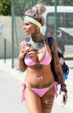 JEMMA LUCY in Bikini at a Pool in Ibiza 09/27/2016