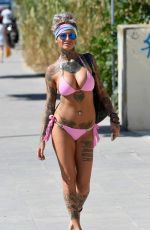 JEMMA LUCY in Bikini at a Pool in Ibiza 09/27/2016