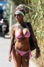 JEMMA LUCY in Bikini at a Pool in Ibiza 09/27/2016