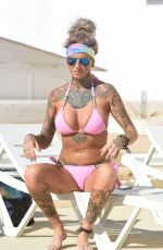 JEMMA LUCY in Bikini at a Pool in Ibiza 09/27/2016