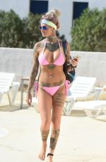 JEMMA LUCY in Bikini at a Pool in Ibiza 09/27/2016
