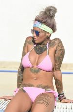 JEMMA LUCY in Bikini at a Pool in Ibiza 09/27/2016