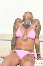 JEMMA LUCY in Bikini at a Pool in Ibiza 09/27/2016
