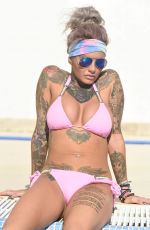 JEMMA LUCY in Bikini at a Pool in Ibiza 09/27/2016