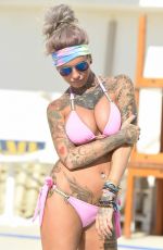 JEMMA LUCY in Bikini at a Pool in Ibiza 09/27/2016