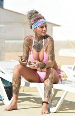 JEMMA LUCY in Bikini at a Pool in Ibiza 09/27/2016