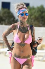 JEMMA LUCY in Bikini at a Pool in Ibiza 09/27/2016