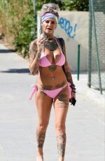 JEMMA LUCY in Bikini at a Pool in Ibiza 09/27/2016