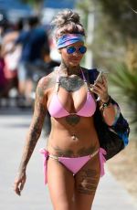 JEMMA LUCY in Bikini at a Pool in Ibiza 09/27/2016