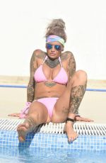 JEMMA LUCY in Bikini at a Pool in Ibiza 09/27/2016