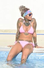 JEMMA LUCY in Bikini at a Pool in Ibiza 09/27/2016