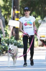 JENNA DEWAN Out for a Hike at Tree People Park in Los Angeles 10/20/2016