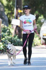 JENNA DEWAN Out for a Hike at Tree People Park in Los Angeles 10/20/2016