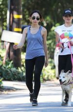 JENNA DEWAN Out for a Hike at Tree People Park in Los Angeles 10/20/2016