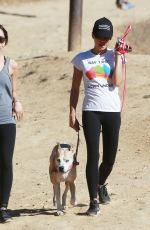 JENNA DEWAN Out for a Hike at Tree People Park in Los Angeles 10/20/2016