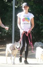 JENNA DEWAN Out for a Hike at Tree People Park in Los Angeles 10/20/2016