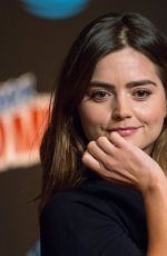 JENNA LOUISE COLEMAN at Doctor Who Panel aty New York Comic-con 10/06/2016