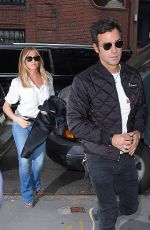JENNIFER ANISTON and Justin Theroux Out and About in New York 09/28/2016
