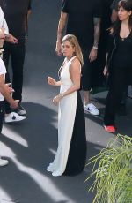 JENNIFER ANISTON on Set of a Smart Water Photoshoot in Los Angeles 10/18/2016