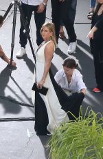 JENNIFER ANISTON on Set of a Smart Water Photoshoot in Los Angeles 10/18/2016