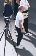 JENNIFER ANISTON on Set of a Smart Water Photoshoot in Los Angeles 10/18/2016