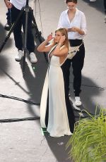 JENNIFER ANISTON on Set of a Smart Water Photoshoot in Los Angeles 10/18/2016