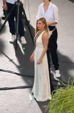 JENNIFER ANISTON on Set of a Smart Water Photoshoot in Los Angeles 10/18/2016