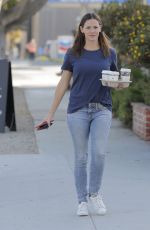 JENNIFER GARNER Out in Brentwood 10/05/2016