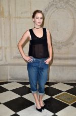 JENNIFER LAWRENCE at Christian Dior Photocall at Paris Fashion Week 09/30/2016