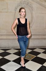 JENNIFER LAWRENCE at Christian Dior Photocall at Paris Fashion Week 09/30/2016