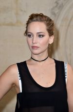 JENNIFER LAWRENCE at Christian Dior Photocall at Paris Fashion Week 09/30/2016