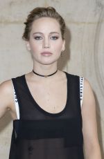 JENNIFER LAWRENCE at Christian Dior Photocall at Paris Fashion Week 09/30/2016