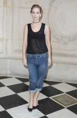 JENNIFER LAWRENCE at Christian Dior Photocall at Paris Fashion Week 09/30/2016