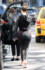 JENNIFER LOPEZ in Tights Out Shopping in New York 10/15/2016