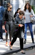 JENNIFER LOPEZ in Tights Out Shopping in New York 10/15/2016