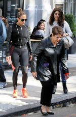 JENNIFER LOPEZ in Tights Out Shopping in New York 10/15/2016