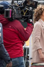 JENNIFER LOPEZ on the Set of 