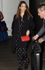 JESSICA ALBA at Los Angeles International Airport 10/18/2016