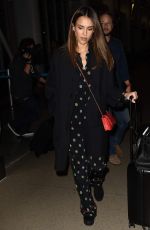 JESSICA ALBA at Los Angeles International Airport 10/18/2016