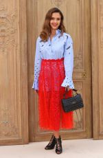 JESSICA ALBA at Valentino Fashion Show at Paris Fashion Week 10/02/2016