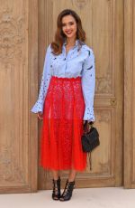 JESSICA ALBA at Valentino Fashion Show at Paris Fashion Week 10/02/2016