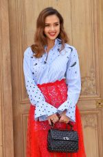 JESSICA ALBA at Valentino Fashion Show at Paris Fashion Week 10/02/2016